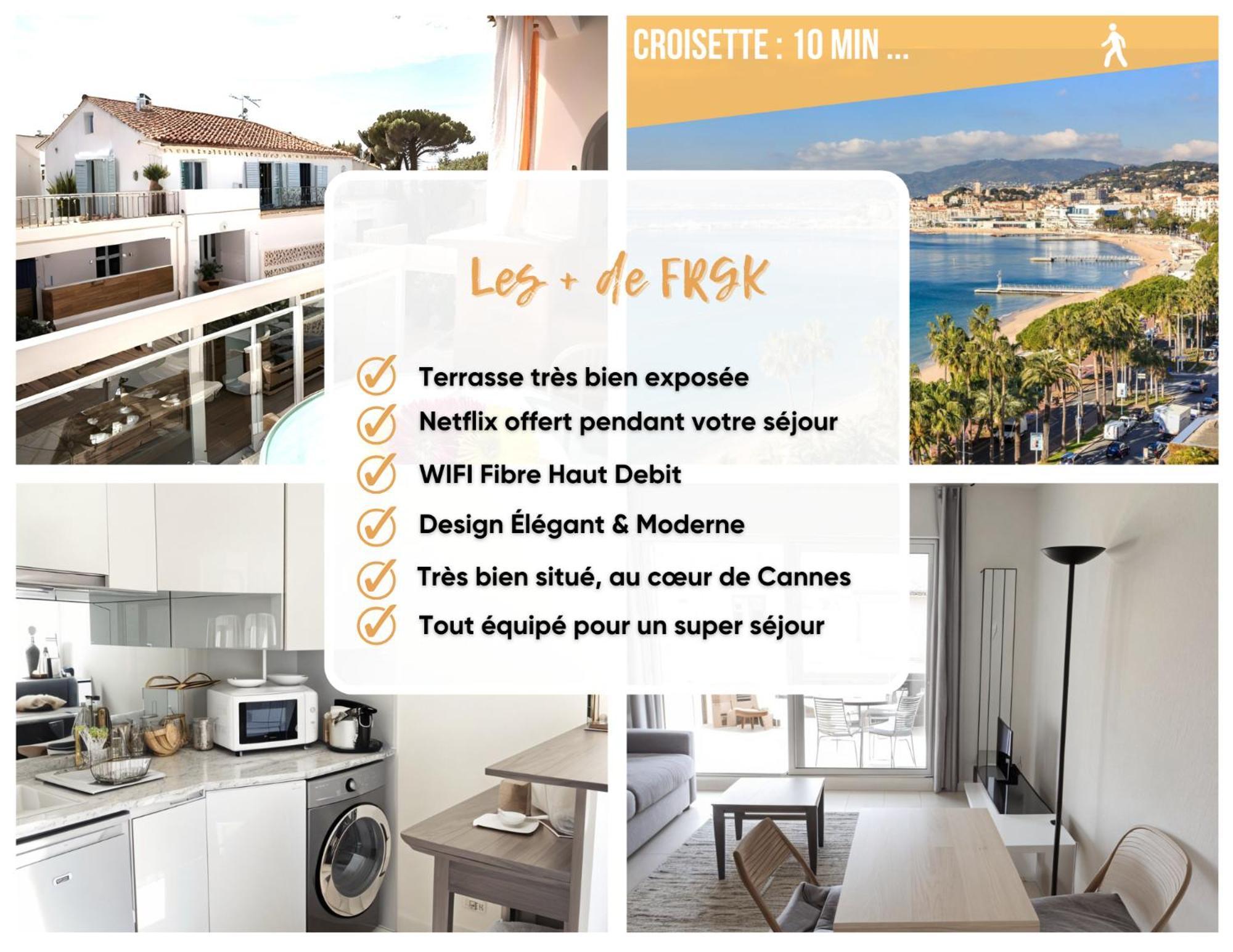 Frgk "Gallieni Terrasse Au Calme" Cannes Exterior photo